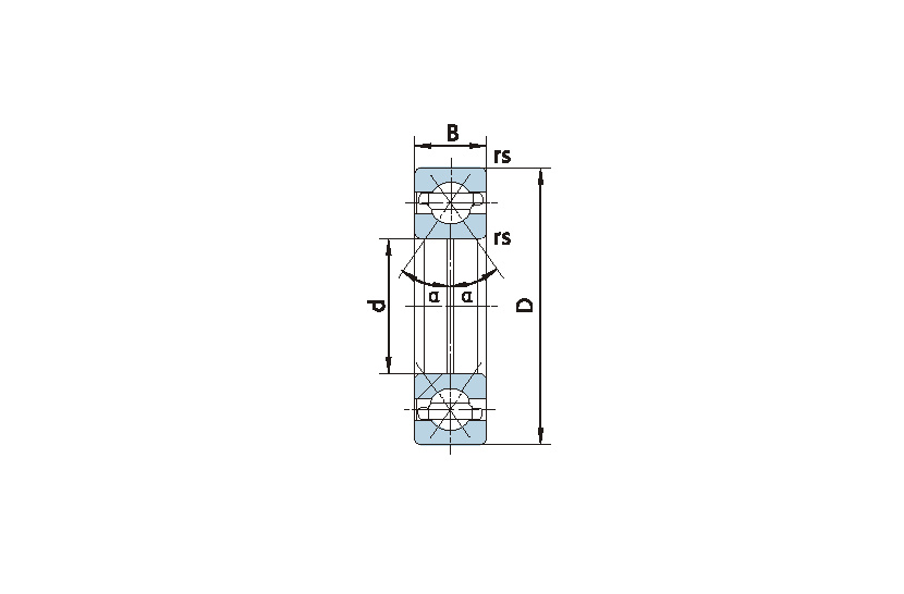4 Four point contact ball bearing 四点角接触球轴承 剖面图.JPG_扩边