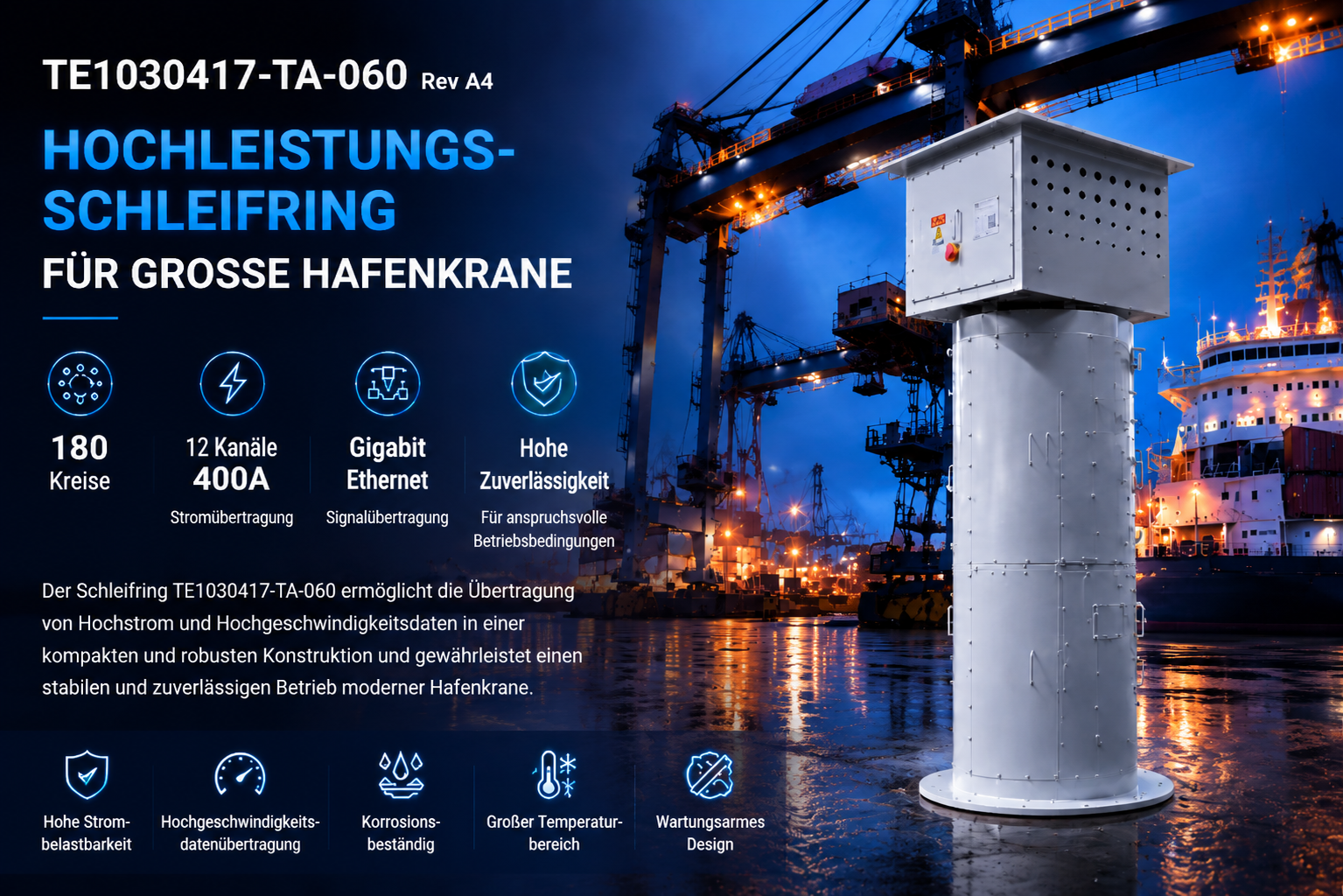 hafenkran schleifring