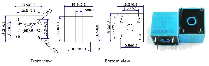 ct 007b 10a/8ma voltage current transformer