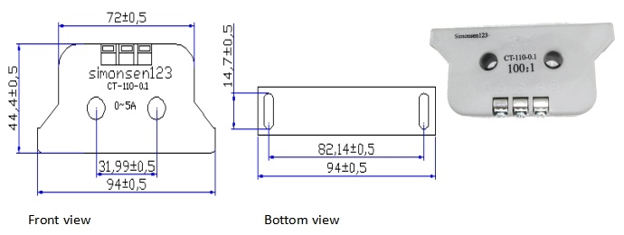 5a/50ma ct 110 three phase current transformer