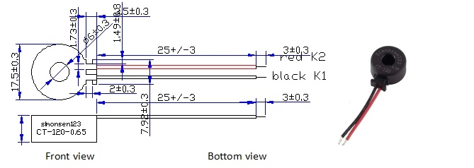 15ma 23ma ct 120 current transformer