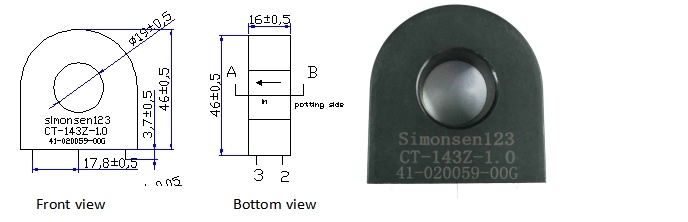 150a/150ma 200a/100ma current transformer ct 143z