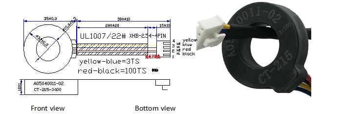 ct 215 6ma/60ua ac dc current transformer
