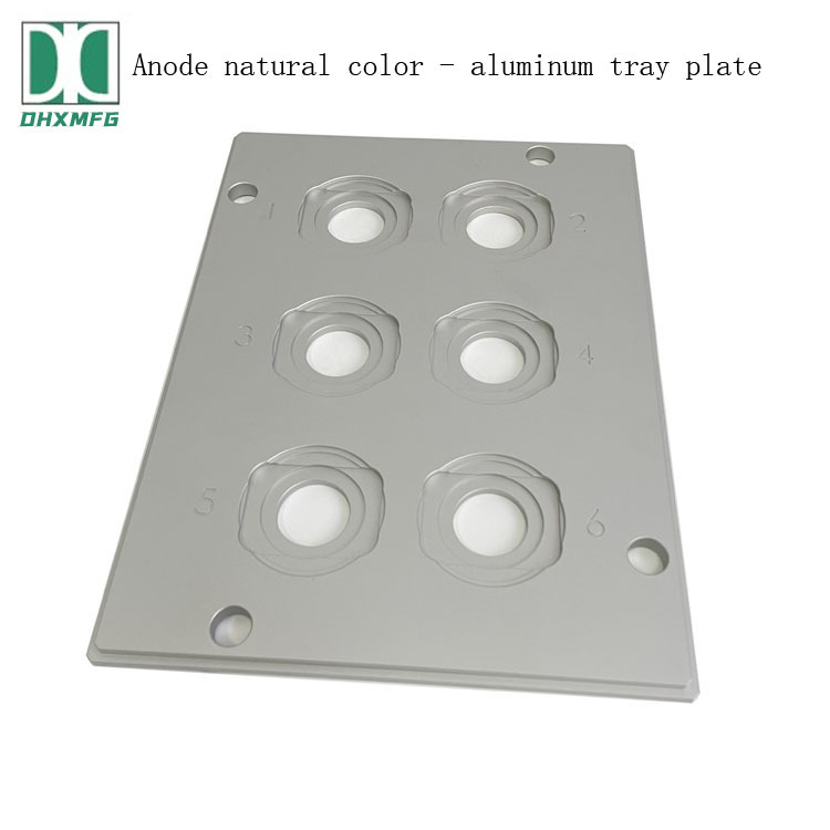 anode natural color aluminum tray plate