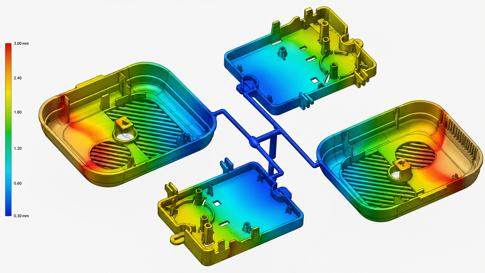 主图：thin wall injection molding dfm review for plastic part design