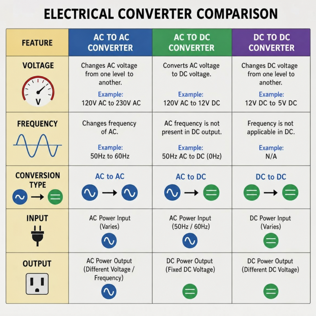 frequency converter vs. voltage converter which one do you really need