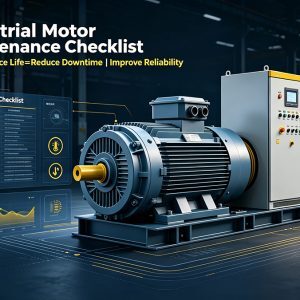 industrial motor maintenance checklist to extend service life 封面