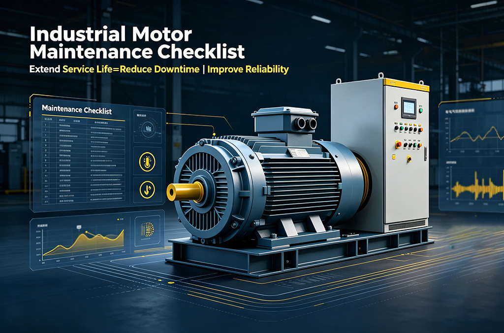 industrial motor maintenance checklist to extend service life 封面