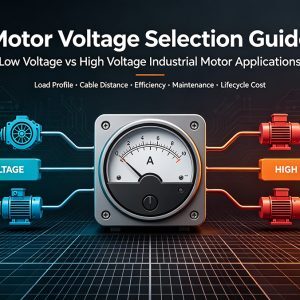low voltage vs high voltage industrial motor application comparison 封面