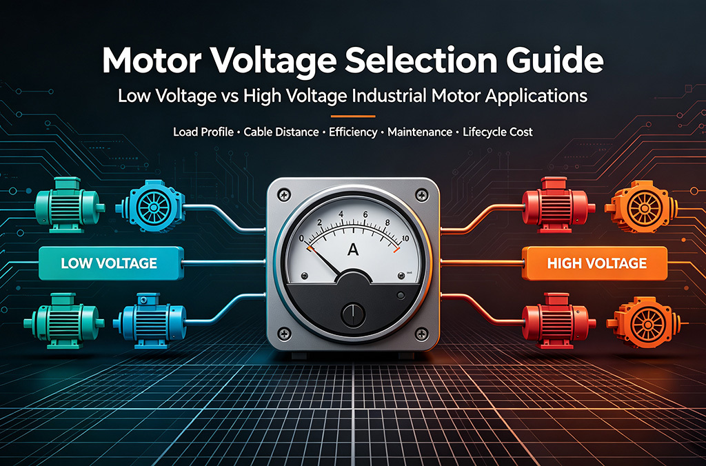 low voltage vs high voltage industrial motor application comparison 封面