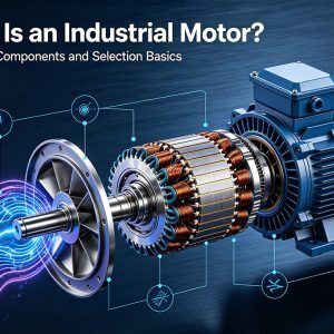 what is an industrial motor working principle basic components 封面