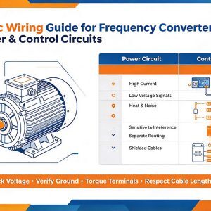 basic wiring guide for frequency converter power & control circuits 封面