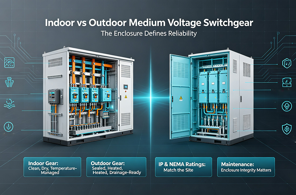 difference between indoor and outdoor medium voltage switchgear 封面