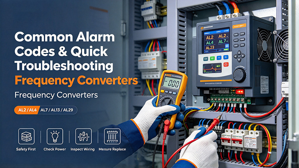 26.10.14 common alarm codes & quick troubleshooting for frequency converters 封面