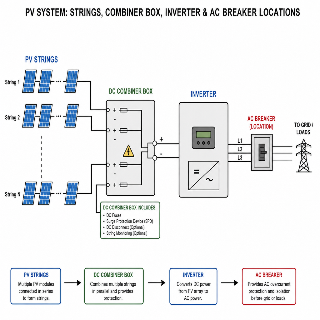 26.10.26 circuit breaker selection for solar pv plant string level combiner box inverter ac side protection 1