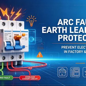 26.10.28 arc fault & earth leakage protection for circuit breakers prevent electrical fire in factory & residence 封面