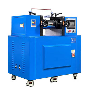 laboratory two roll mill rubber refiner spkl 006