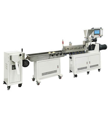 plc control pet plastic pellet extruder machine smep206