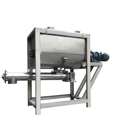 stainless steel horizontal paddle blending mixer spnh 030