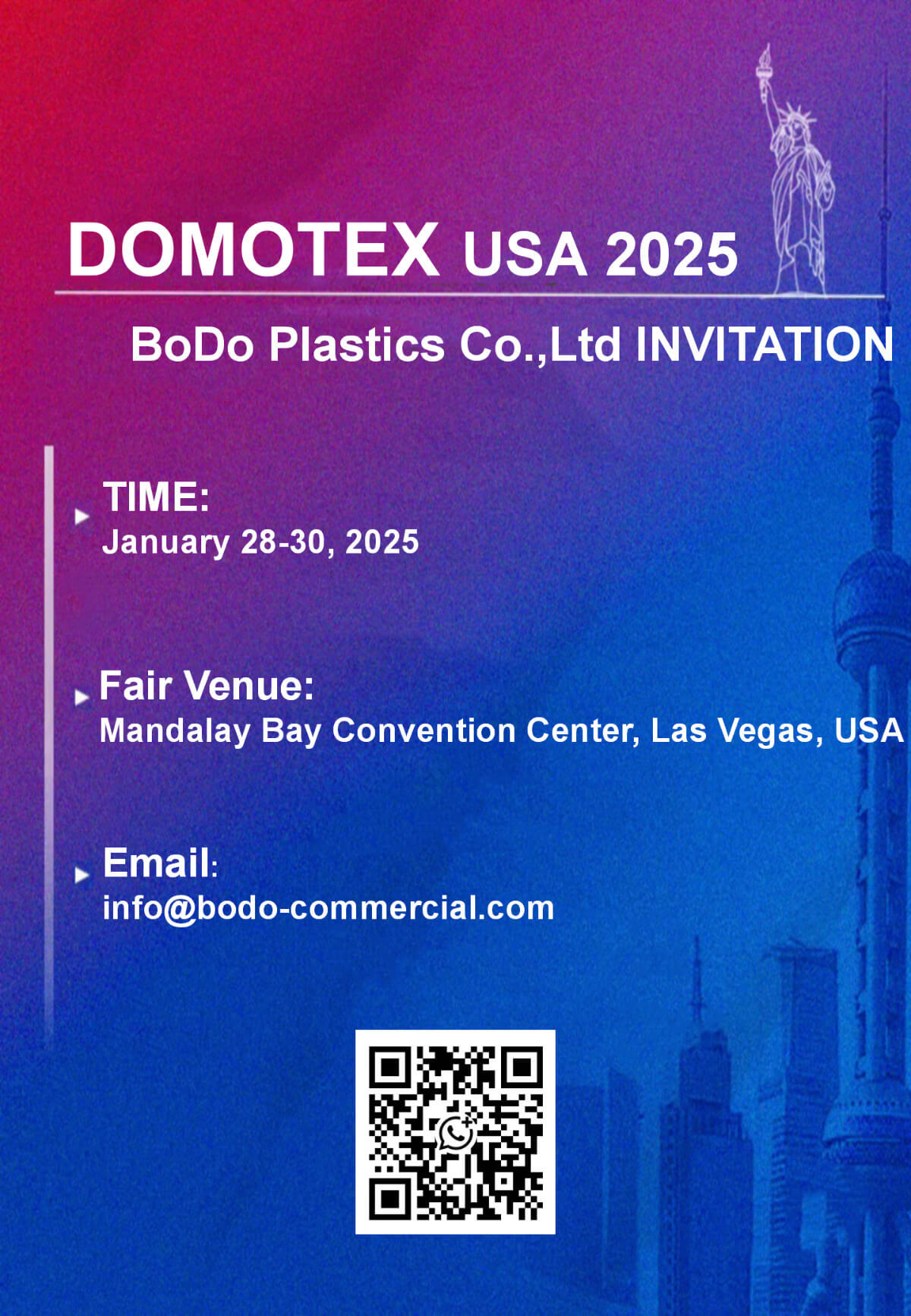 domotex usa 2025 invitation letter