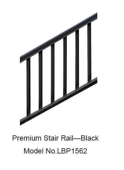 premium rail black