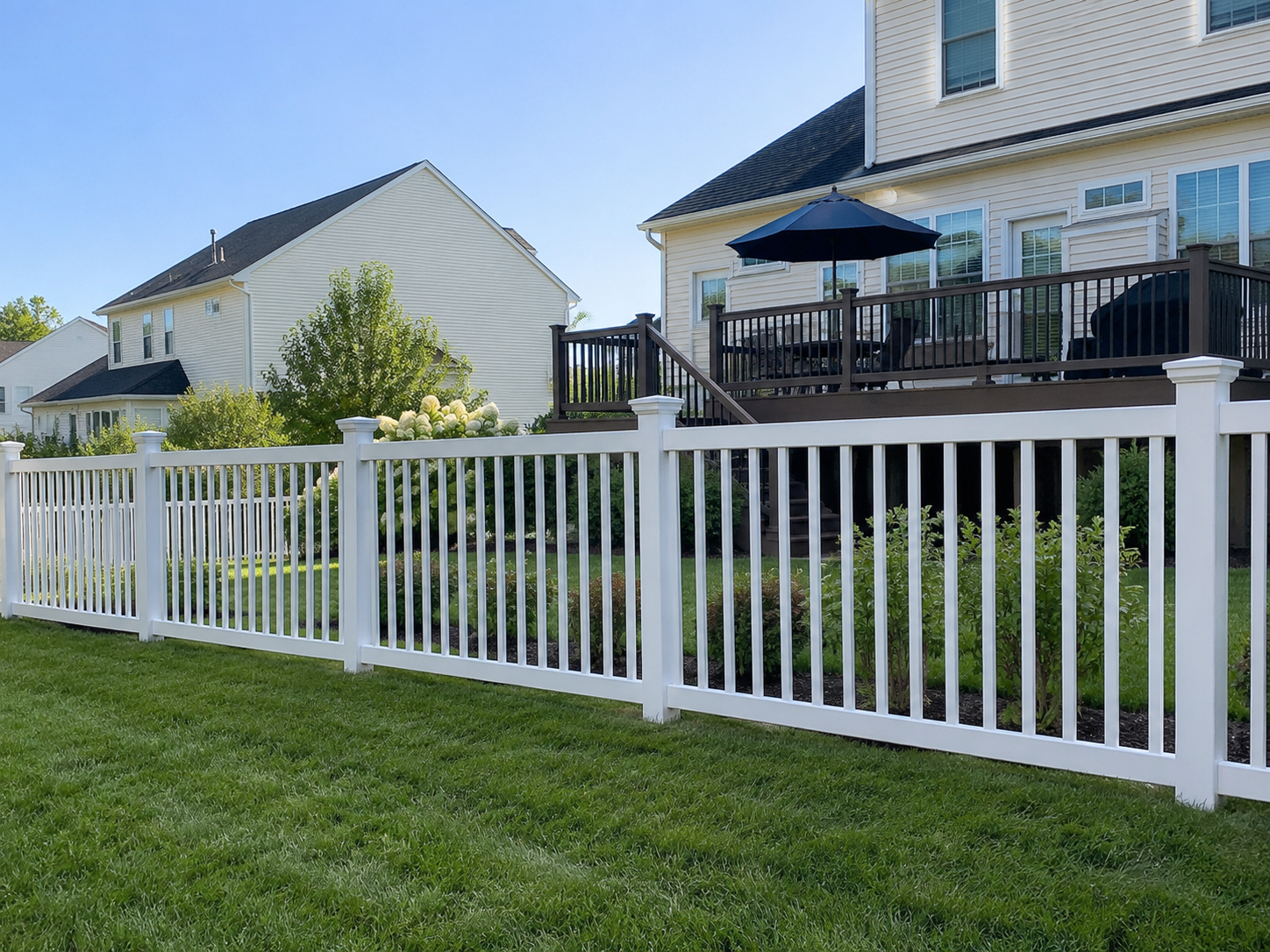 4"x4" white fence post series (wall thickness 2.6mm)