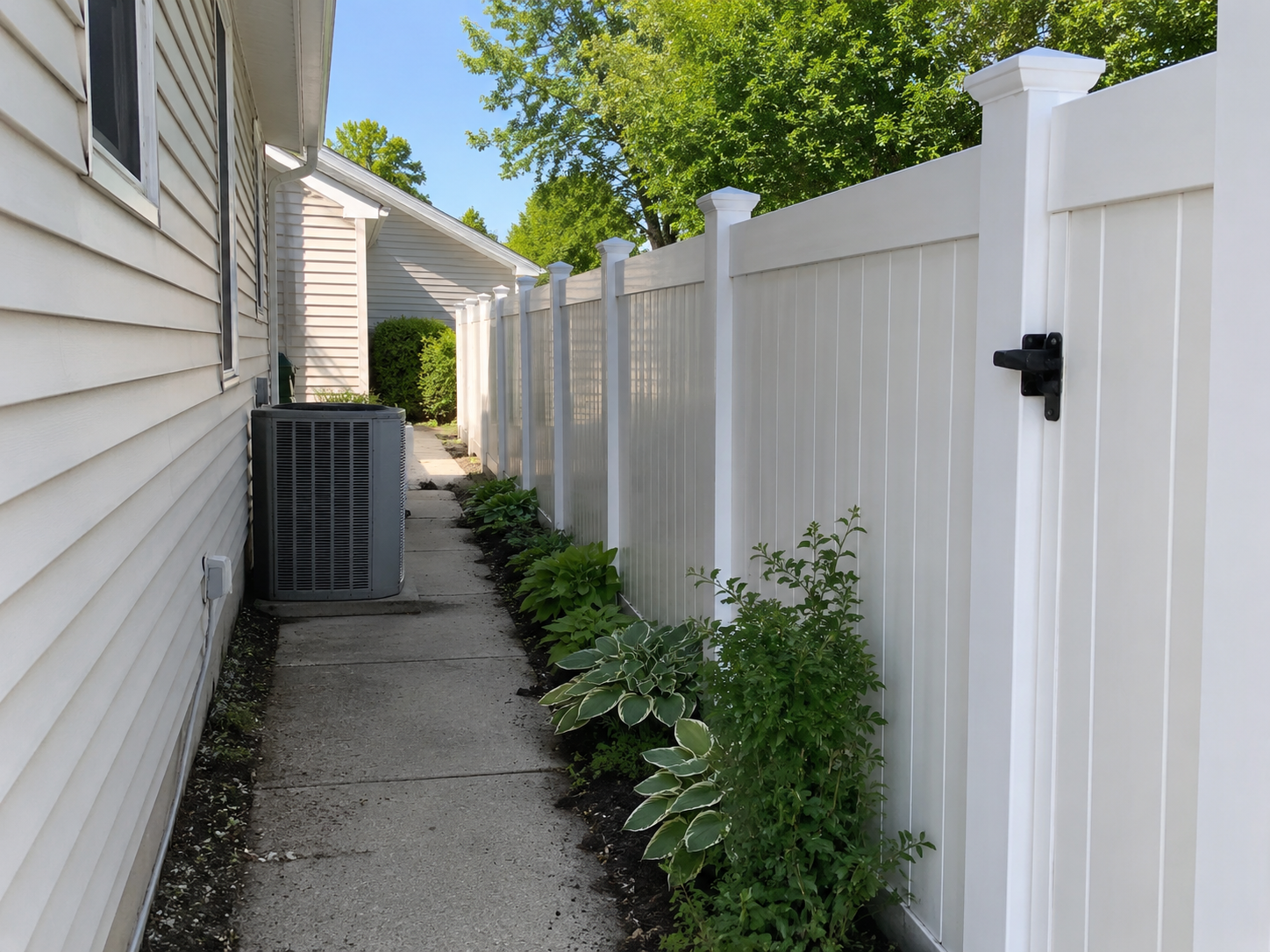 5"x5" white fence post series (wall thickness 3.3mm)