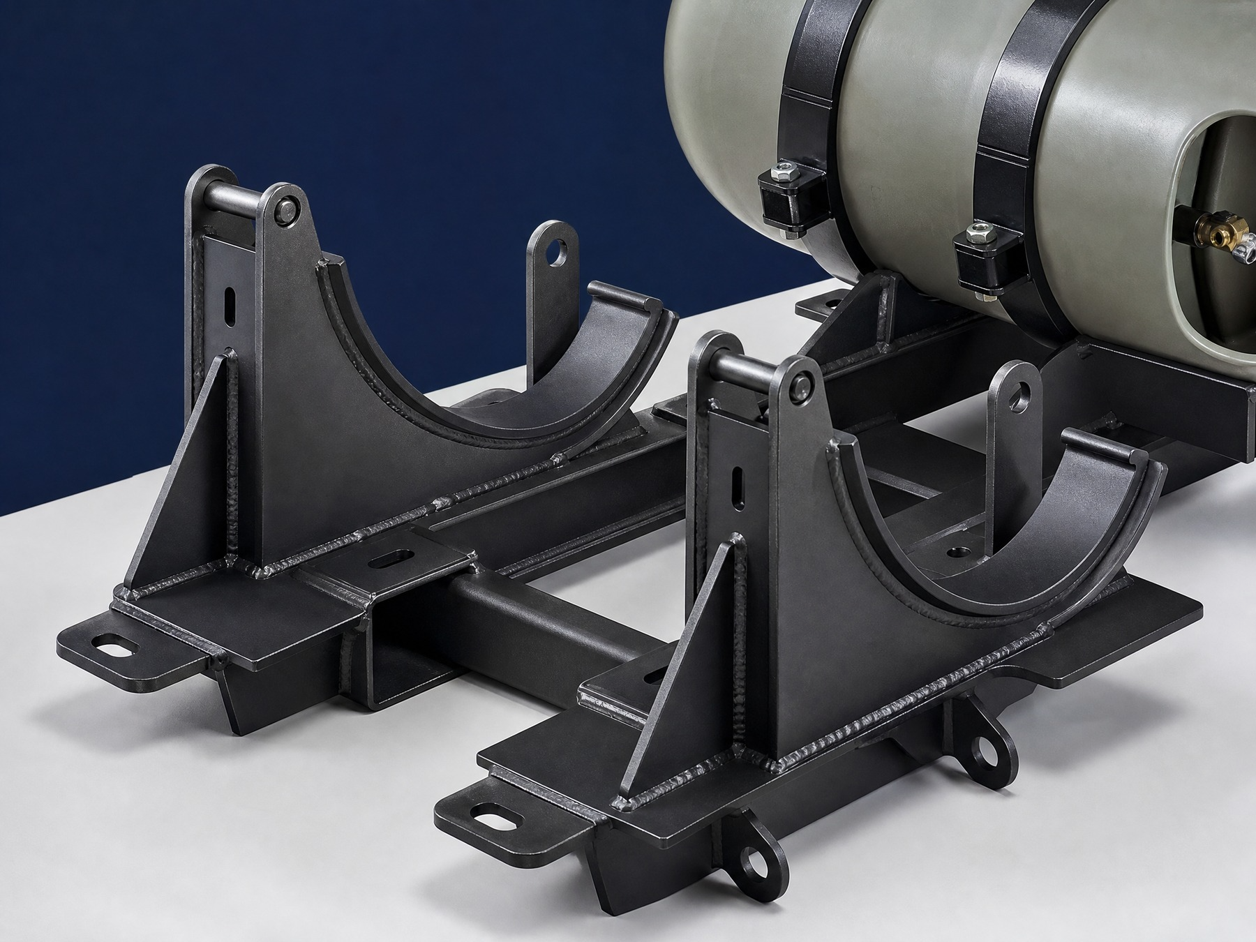 welded forklift structural assemblies