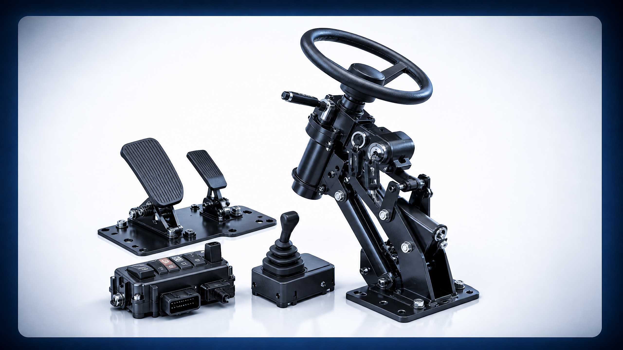 forklift steering column assemblies & operator controls