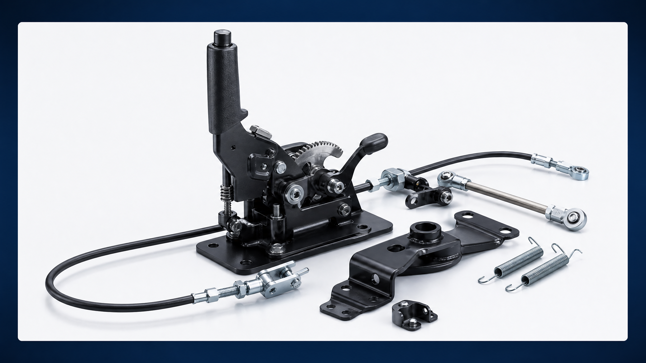 forklift hand brake assemblies & linkages