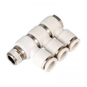 PHT(3) male banjo tandem right angles fitting