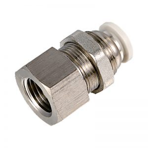 PMF Bulkhead Female Straight one touch fitting