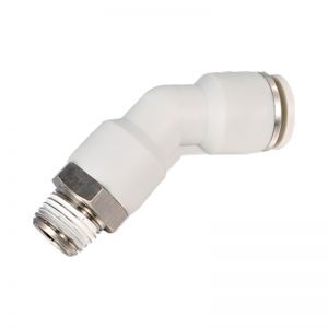 PL45 male 45° elbow one touch tube fitting
