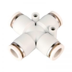 PZ Plastic union cross fitting four way