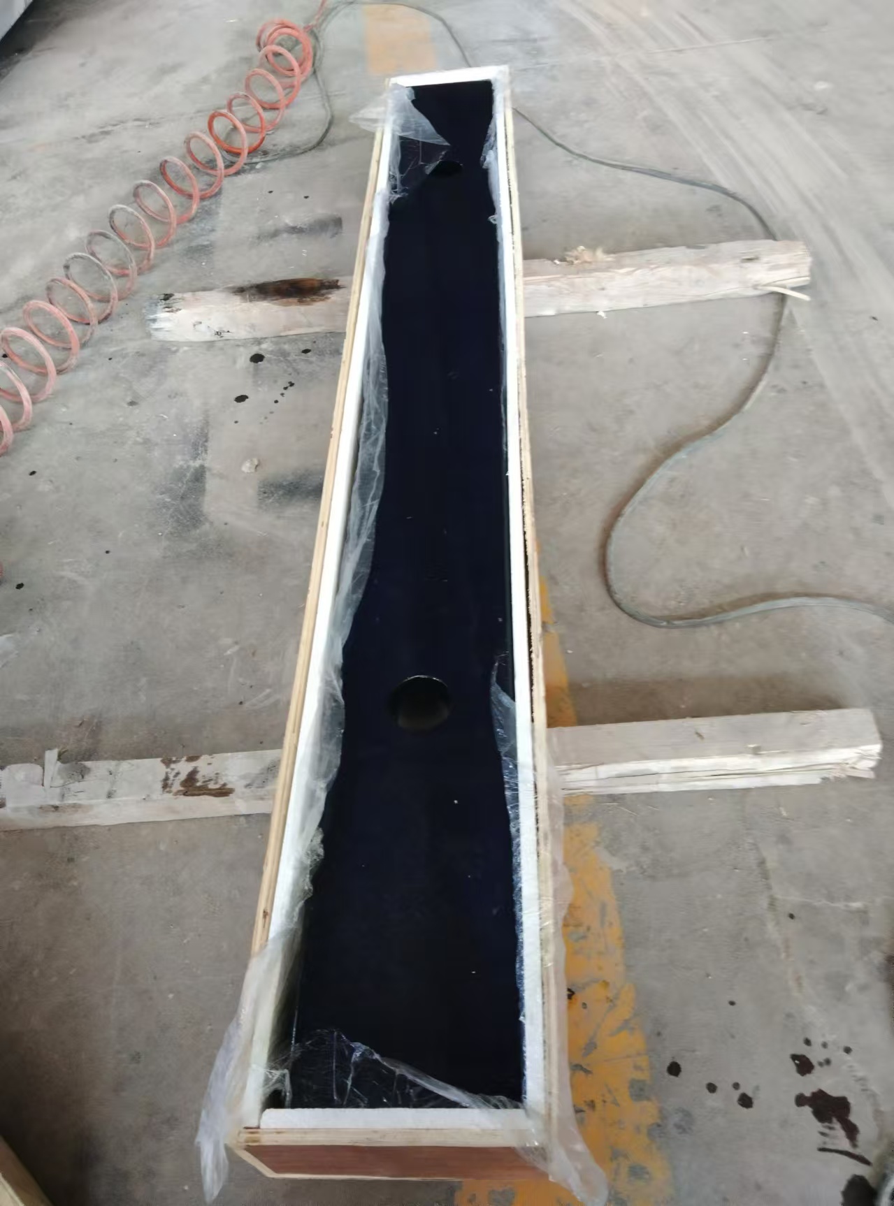marble flat ruler (marble/granite material optional)