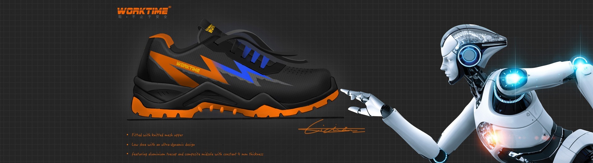 technology & development worktime shoes beyond safety banner