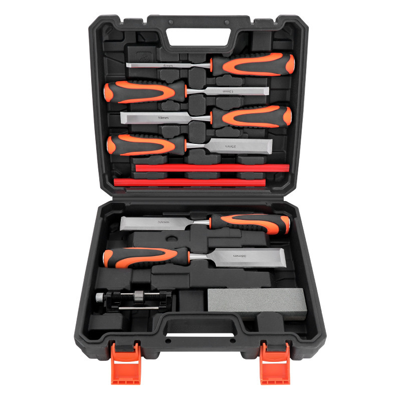 10pcs wood flat chisels kit
