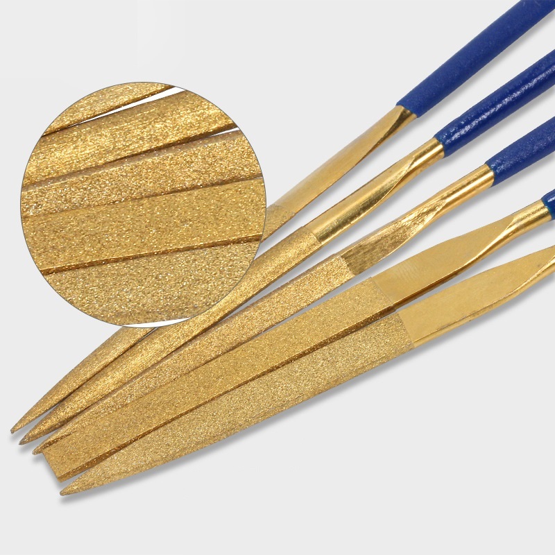 5pcs 5*180mm diamond mixed files set