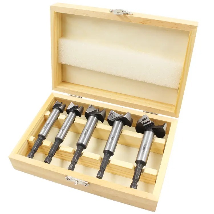 quick release shank 5pcs wood forstner drills set