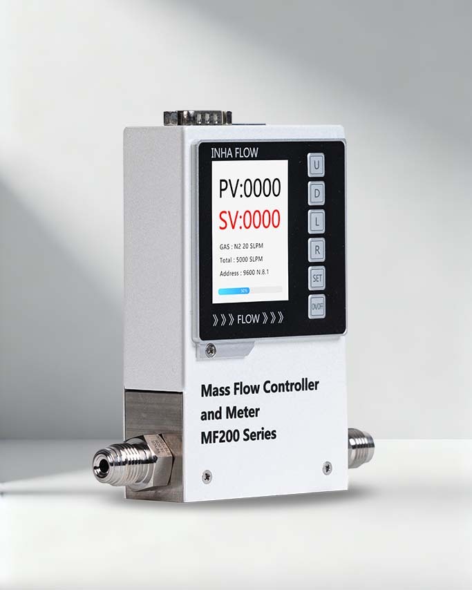 mass flow metercontroller with display