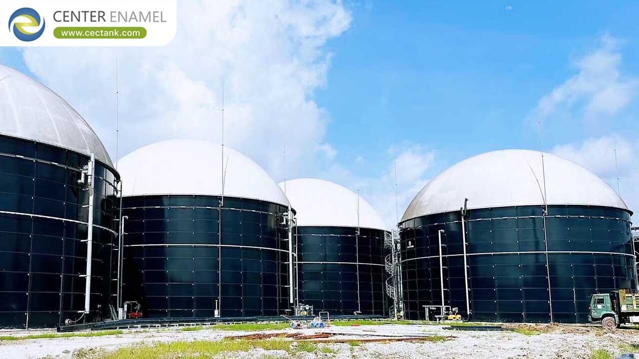 sludge digestion tanks