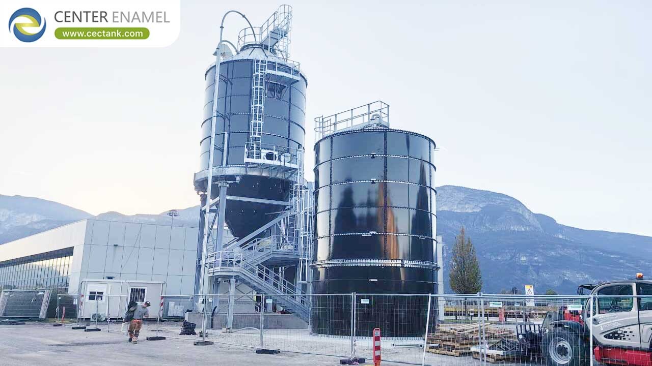 vertical steel grain silos