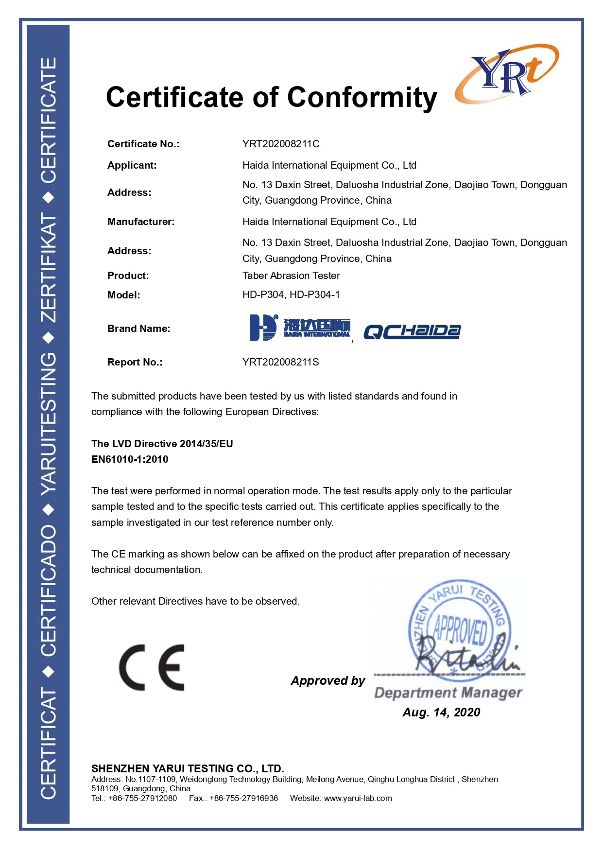 taber abrasion tester lvd(1) page 0001