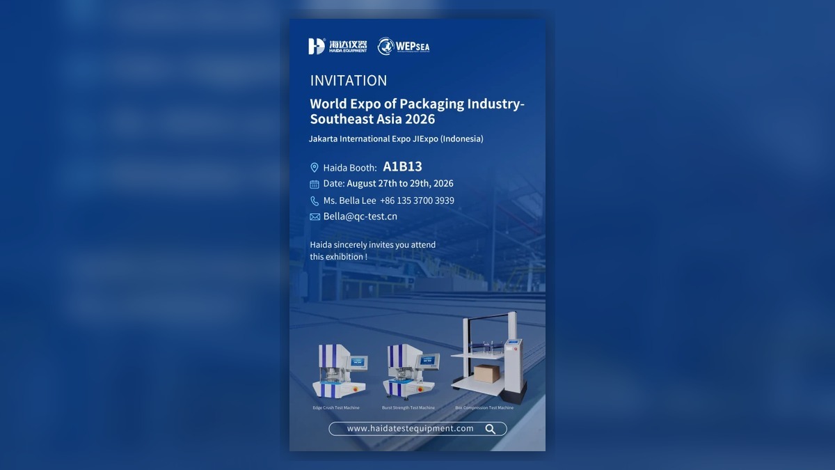 Haida Equipment invitation to WEPSEA 2026 at JIExpo Jakarta, booth A1B13