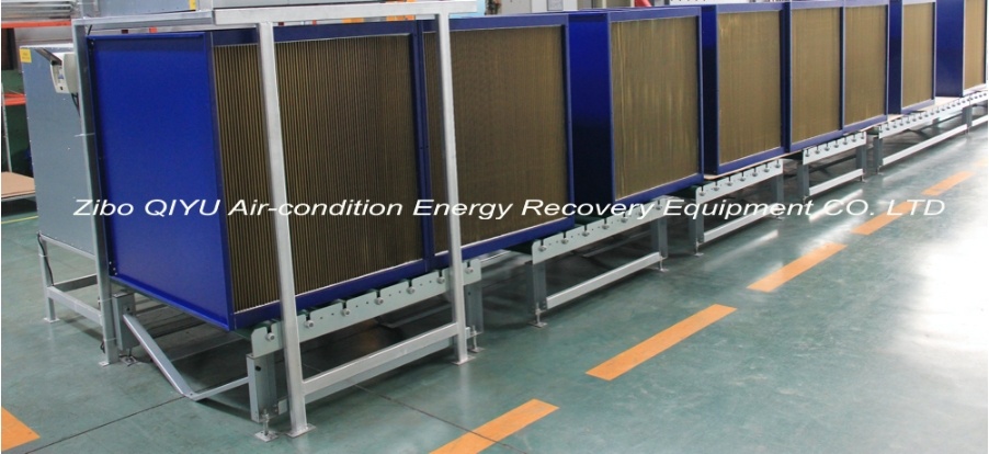 air to air sensible heat exchanger for evaporative cooling air conditioning & wind power
