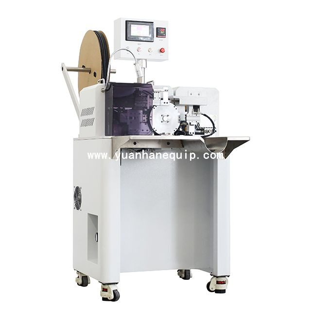 cable shrinkable tubing inserting and heating machine