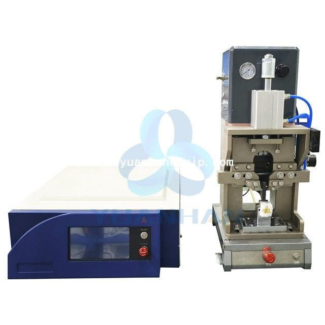 ultrasonic wire to connector splicer machine