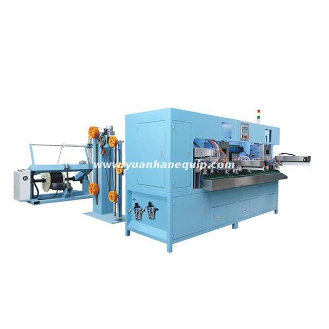 fully automatic 2 pin flat plug inserts crimping machine