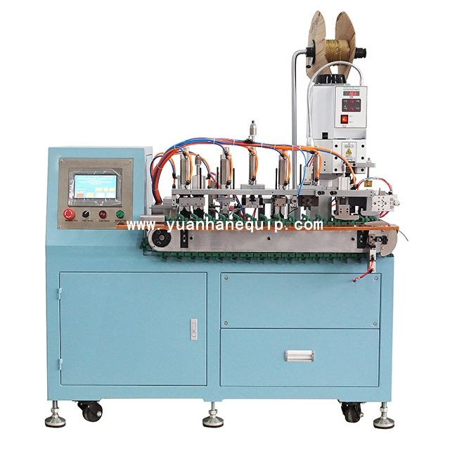 automatic plug pins continuous crimping machine