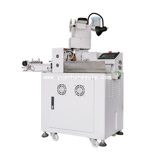 cable single end twisting tinning and crimping machine
